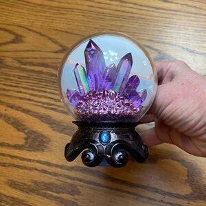 NEW Bath and Body Works Purple Crystals in Crystal Ball Plug In Wallflower